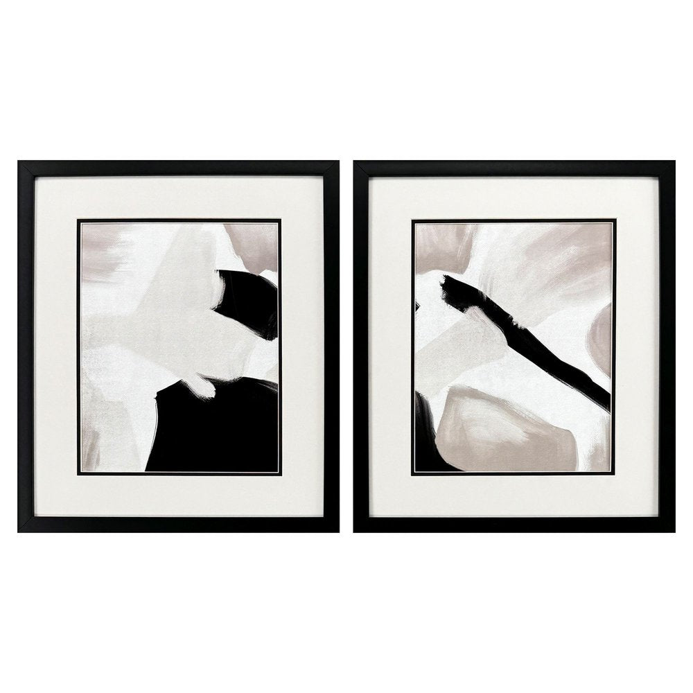Contempo Black Framed Wall Art
