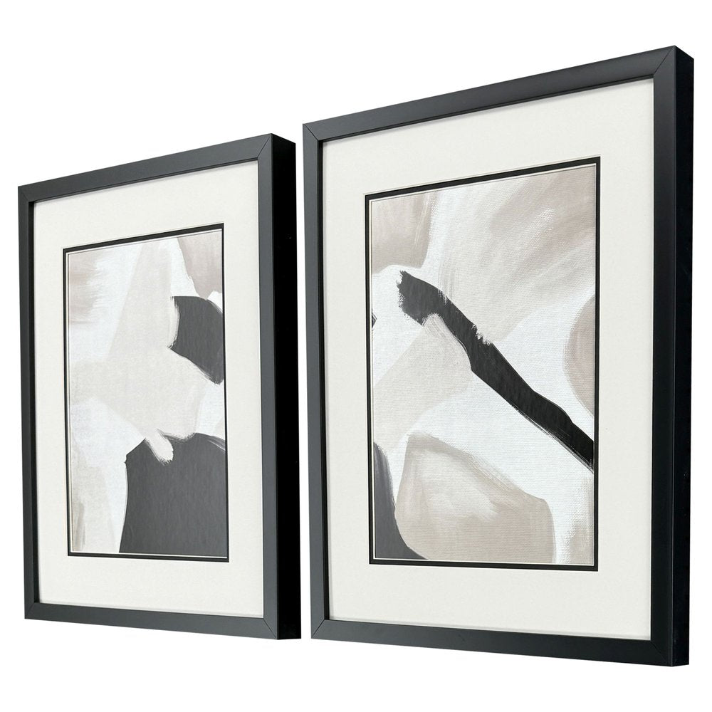 Contempo Black Framed Wall Art