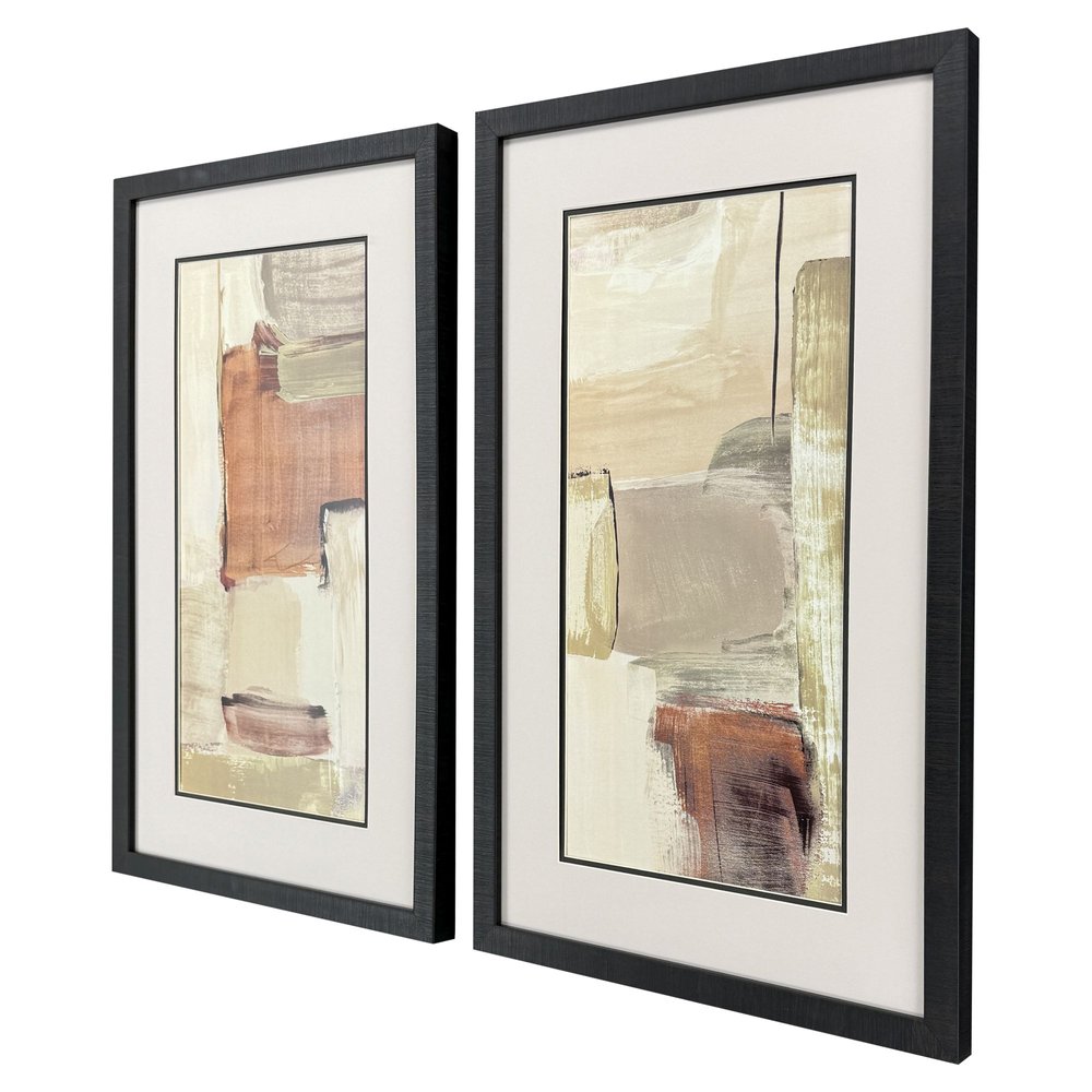 Spontaneous Living Dark Brown Framed Wall Art — view 2