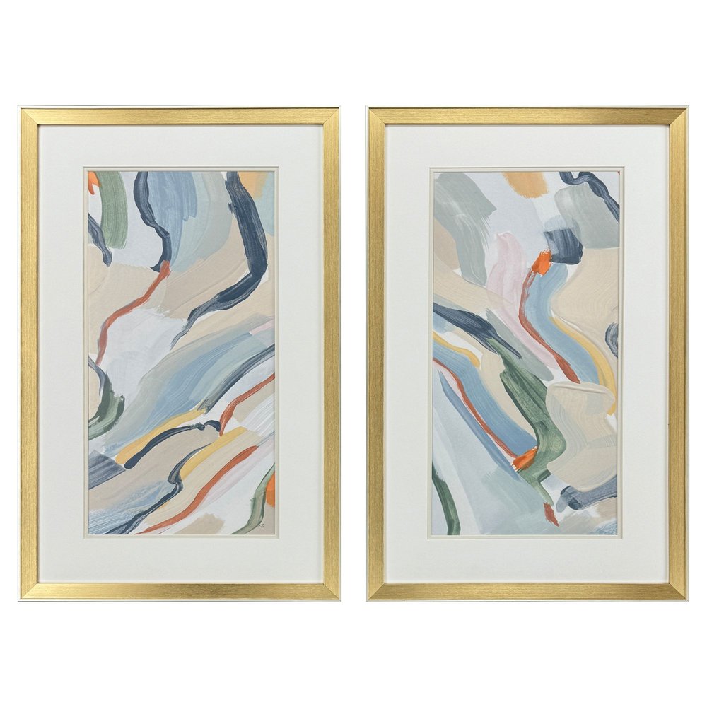 Pour Monsieur Gold Framed Wall Art