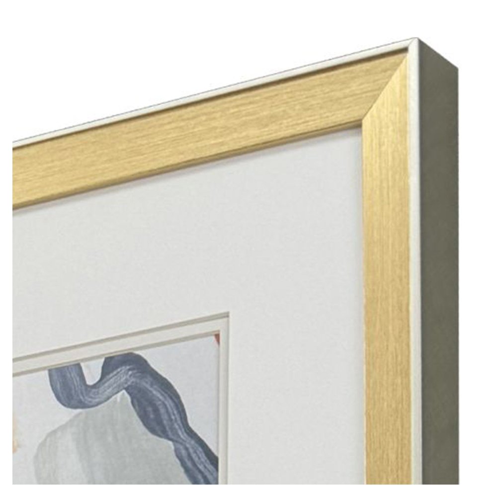 Pour Monsieur Gold Framed Wall Art — view 3