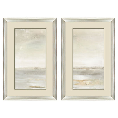 Secluded Ocean Silver Framed Wall Art