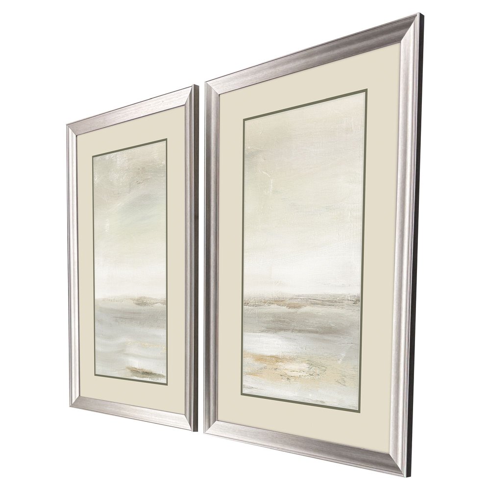 Secluded Ocean Silver Framed Wall Art — view 2
