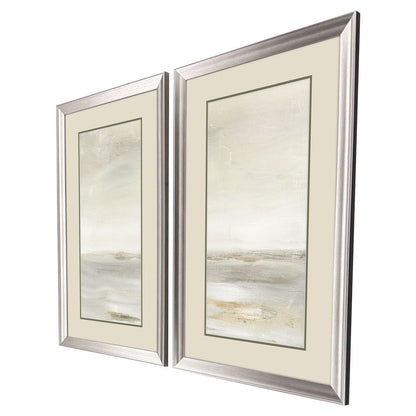 Secluded Ocean Silver Framed Wall Art
