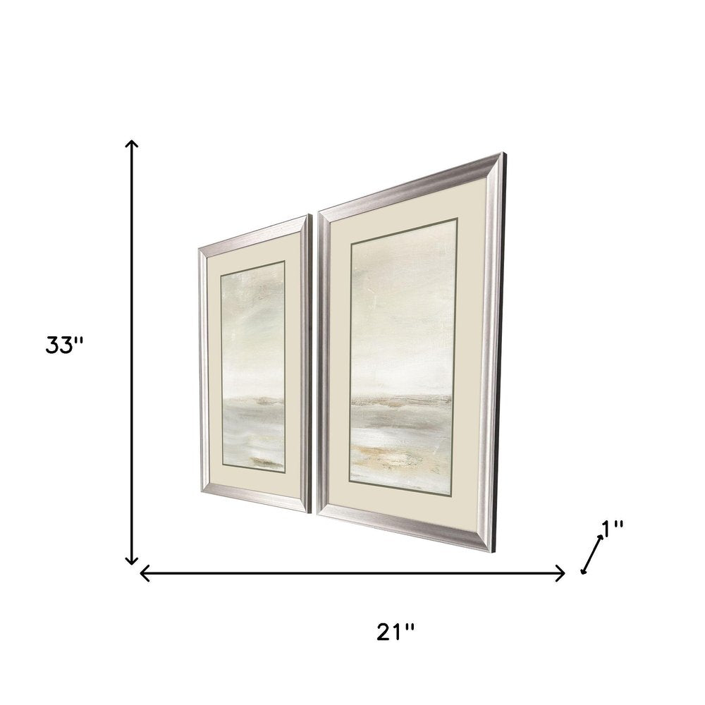 Secluded Ocean Silver Framed Wall Art — view 6