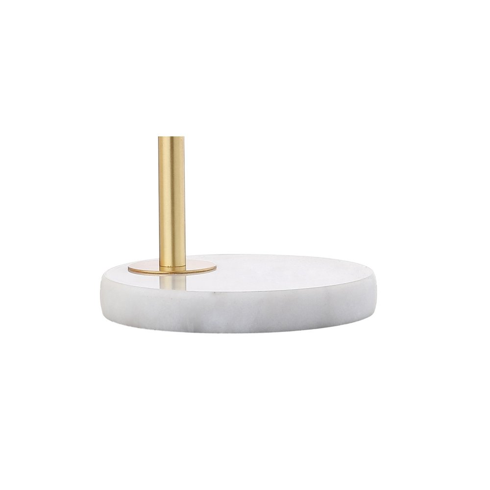 21" White Round Globe Lamp With Globe Shade — view 4