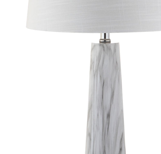29" Clear Novelty Table Lamp With Drum Shade HomeRoots