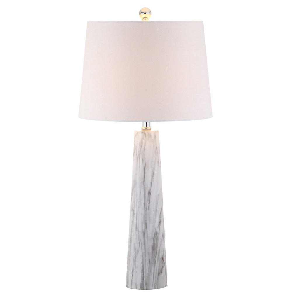 29" Clear Novelty Table Lamp With Drum Shade HomeRoots