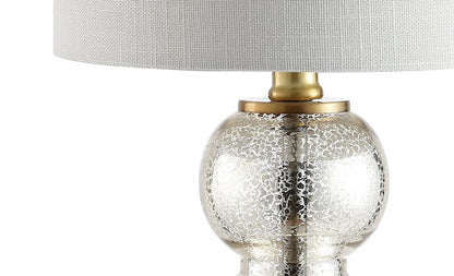21" Gold Globe Table Lamp With Drum Shade HomeRoots