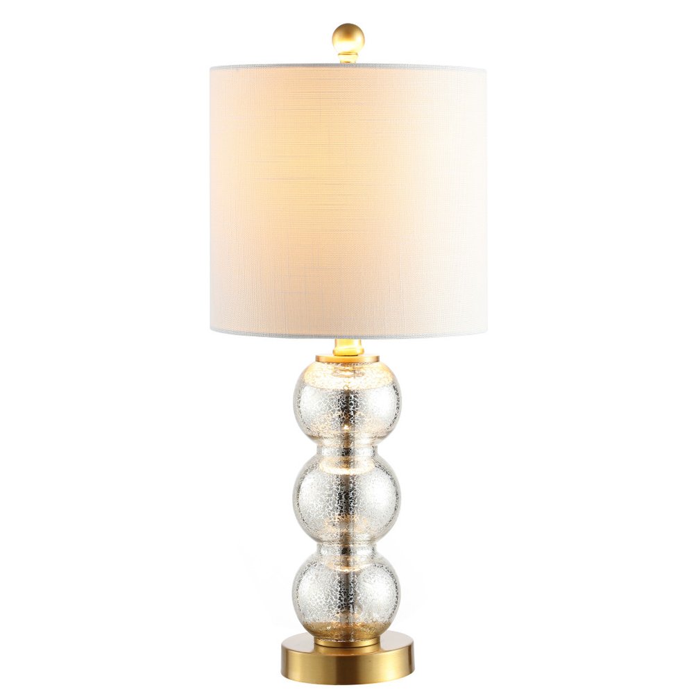 21" Gold Globe Table Lamp With Drum Shade HomeRoots