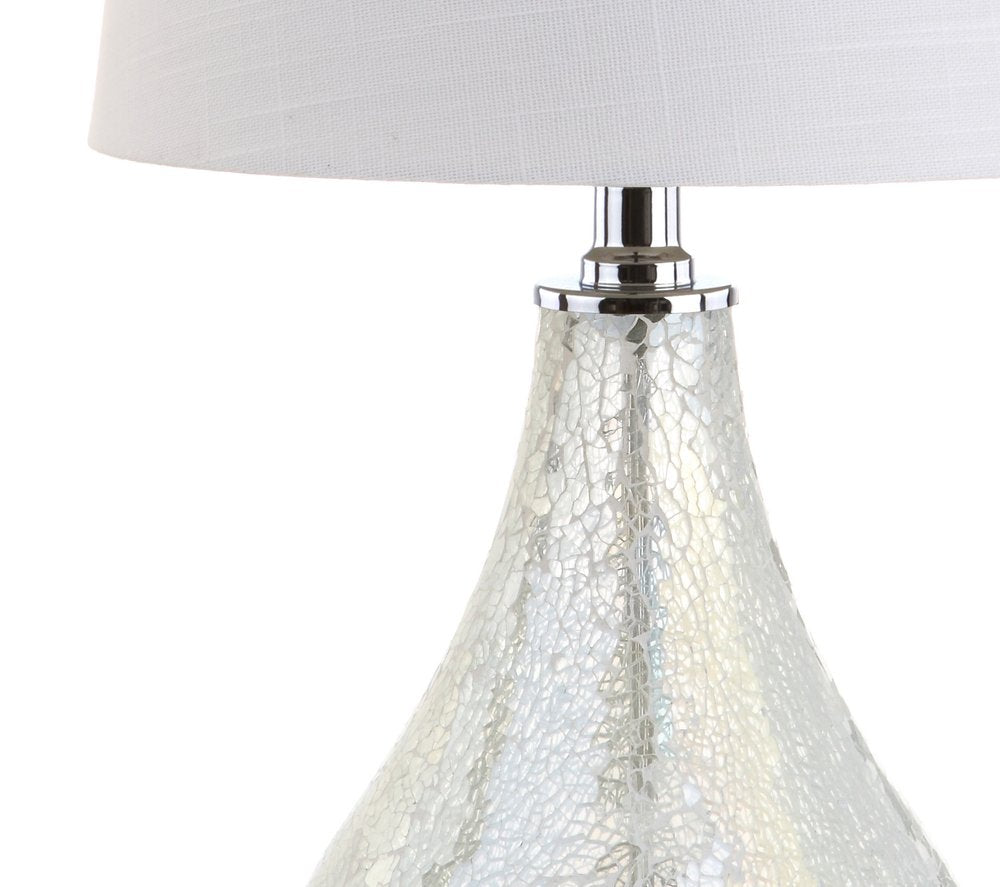 20" Clear Novelty Table Lamp With Drum Shade — view 1