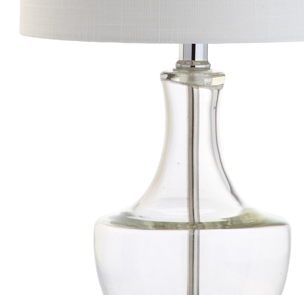 20" Silver Novelty Desk Lamp With Drum Shade — view 1