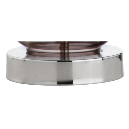 20" Silver Table Lamp With Drum Shade HomeRoots