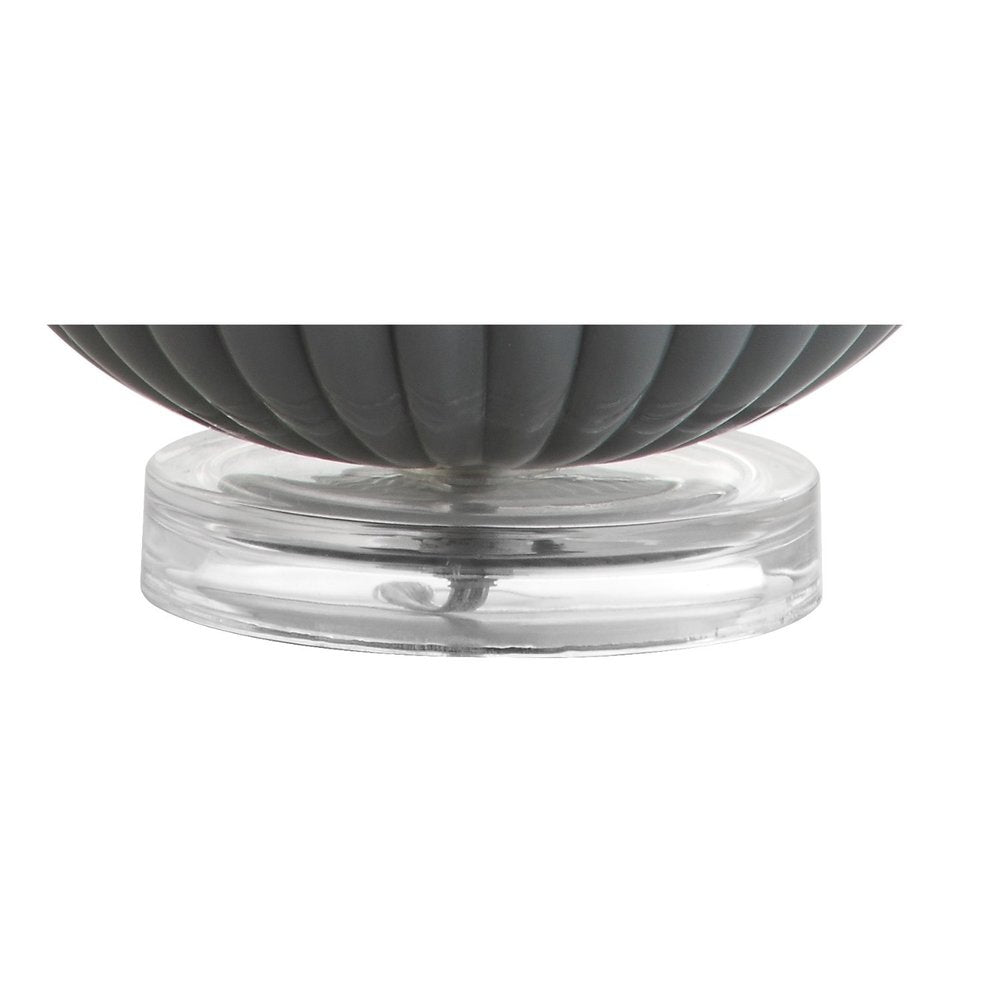 18" Clear Novelty Table Lamp With Drum Shade HomeRoots