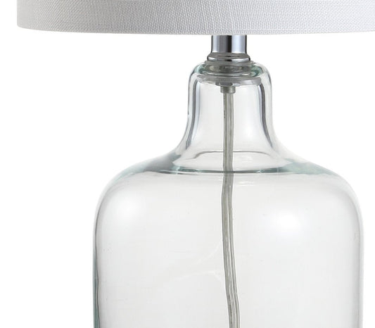19" Silver Novelty Table Lamp With Drum Shade HomeRoots