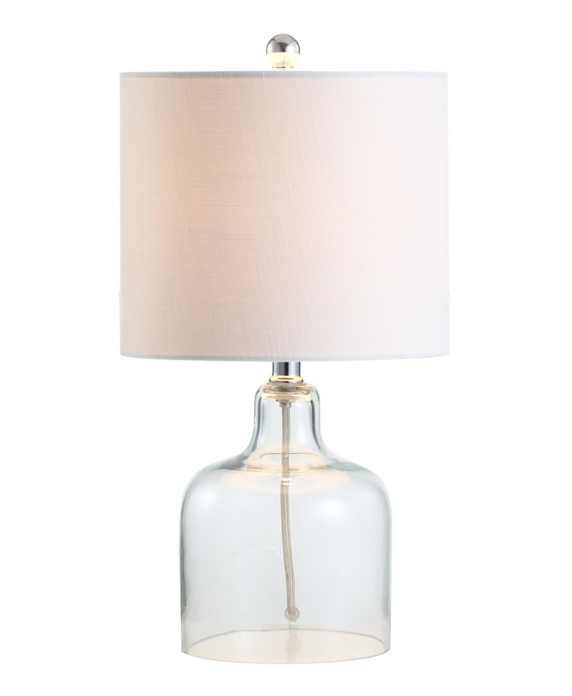 19" Silver Novelty Table Lamp With Drum Shade HomeRoots