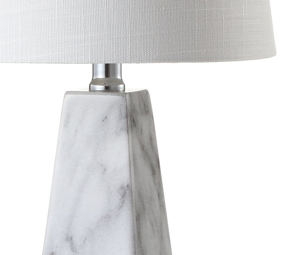 21" White Novelty Table Lamp With Empire Shade HomeRoots