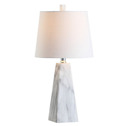 21" White Novelty Table Lamp With Empire Shade HomeRoots