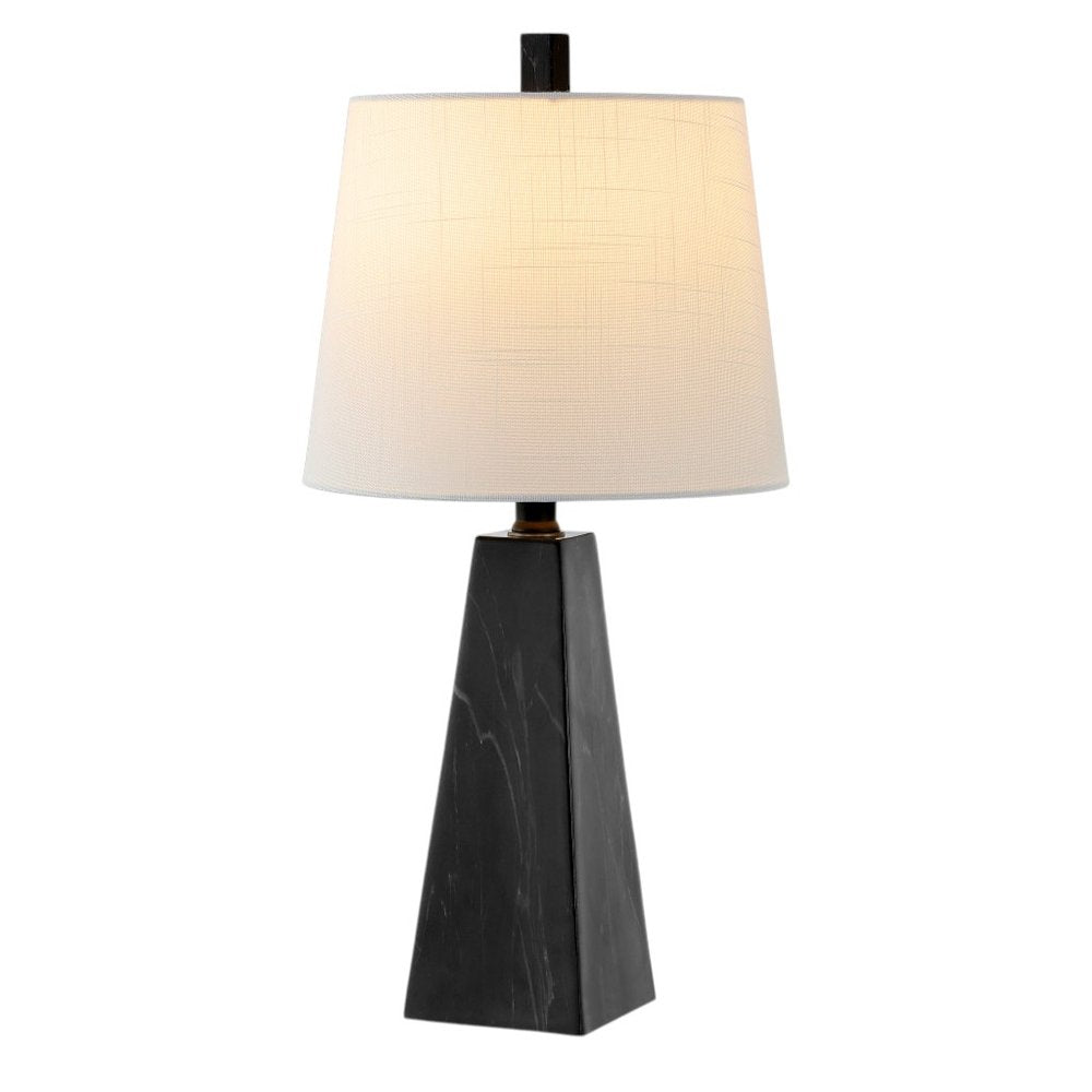 Set of Two 21" Black Novelty Table Lamps With Empire Shades HomeRoots