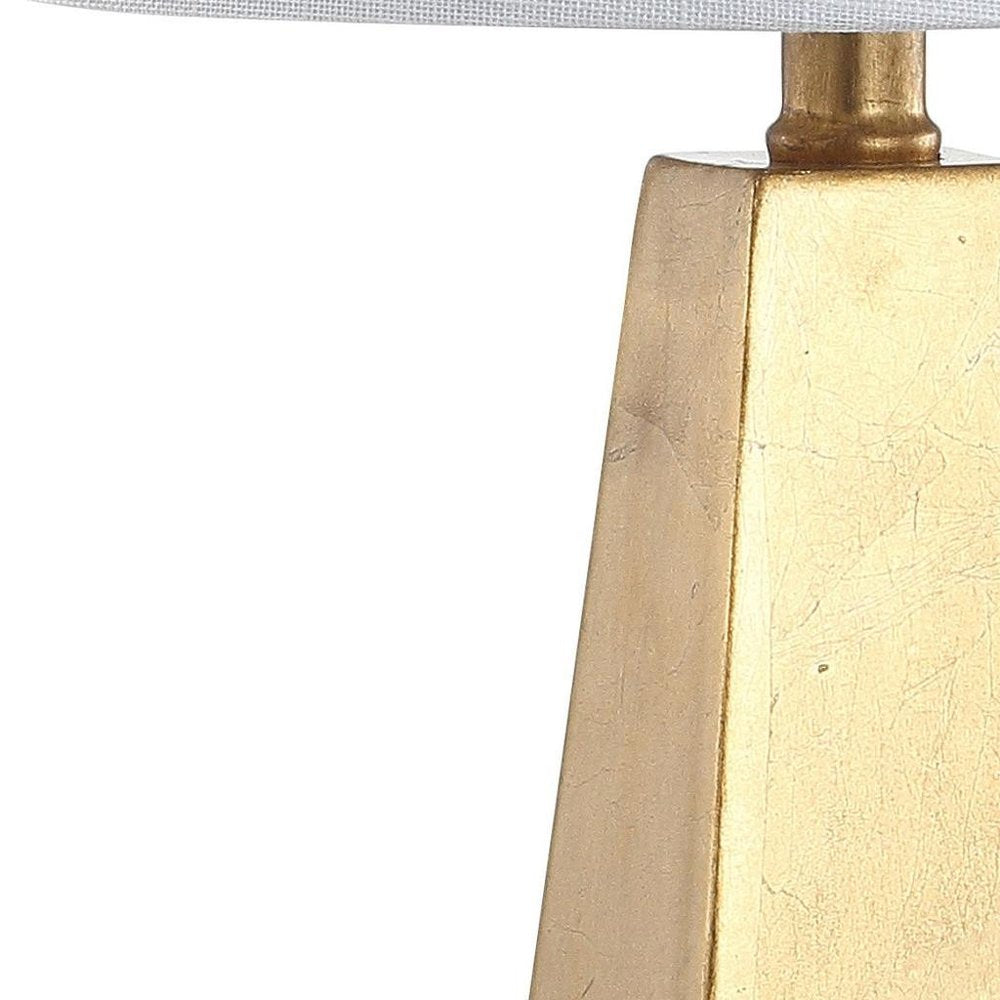 21" Gold Novelty Table Lamp With Globe Shade HomeRoots