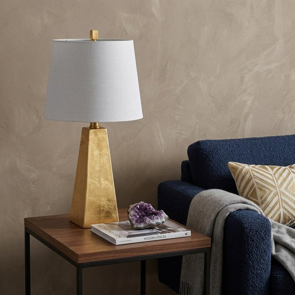 21" Gold Novelty Table Lamp With Globe Shade HomeRoots