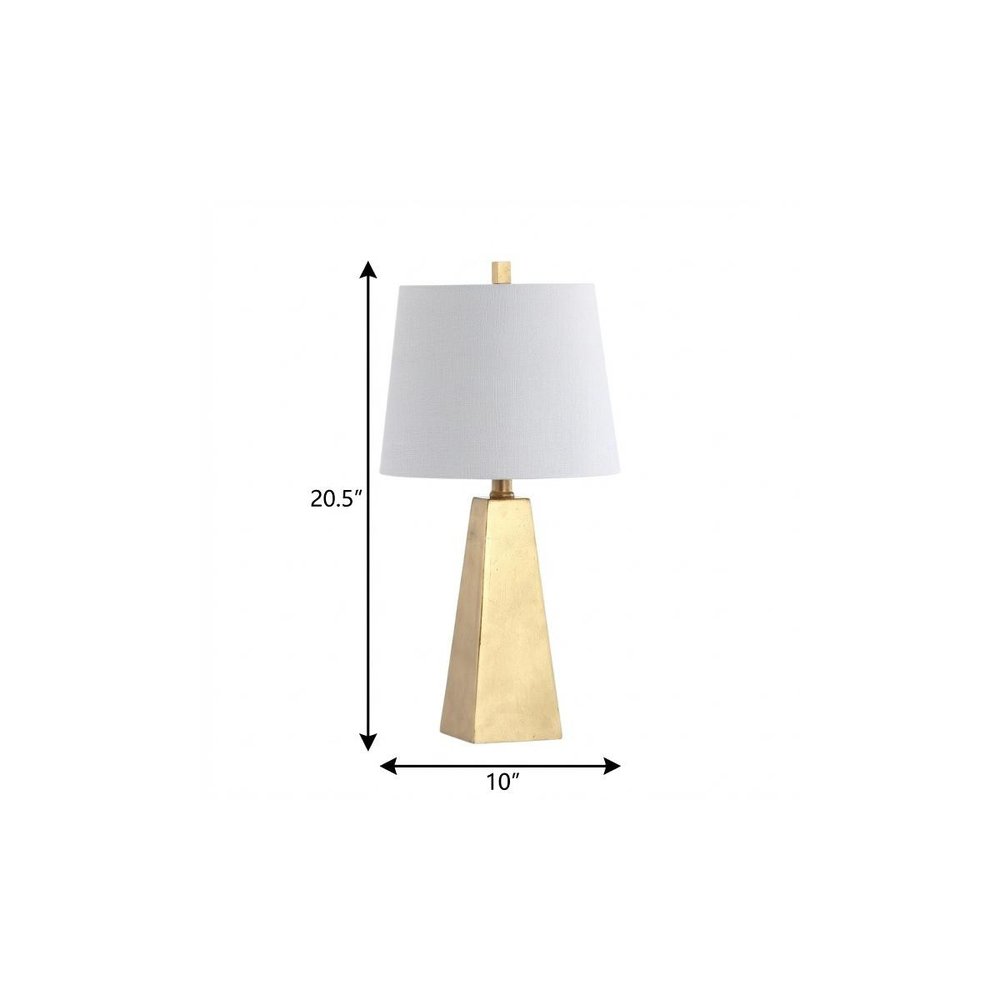 21" Gold Novelty Table Lamp With Globe Shade HomeRoots