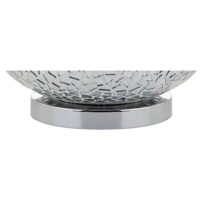 26" Silver Novelty Table Lamp With Drum Shade