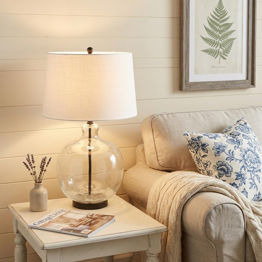 27" Black Globe Table Lamp With Globe Shade — view 7