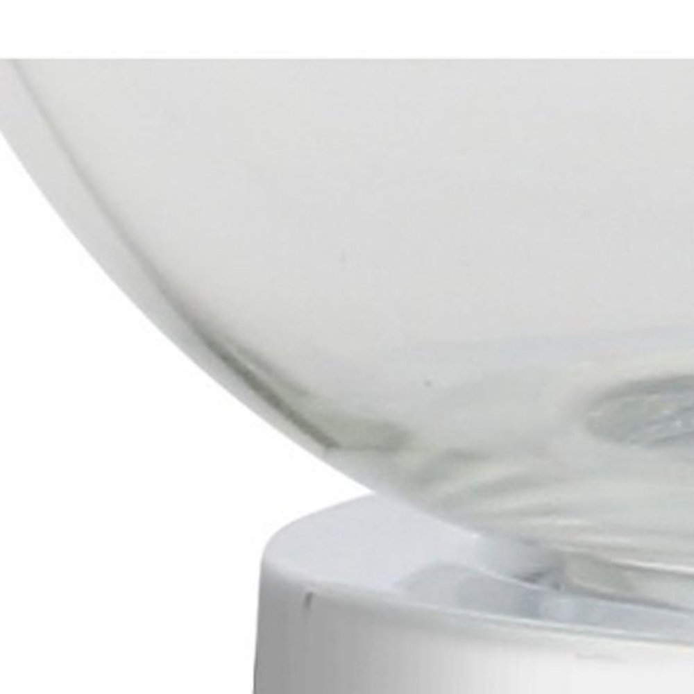 Set of Two 25" Silver Novelty Table Lamps With Drum Shades — view 3