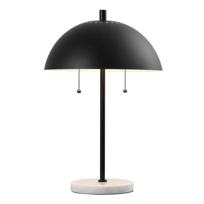 21" White Round Table Lamp With Globe Shade HomeRoots