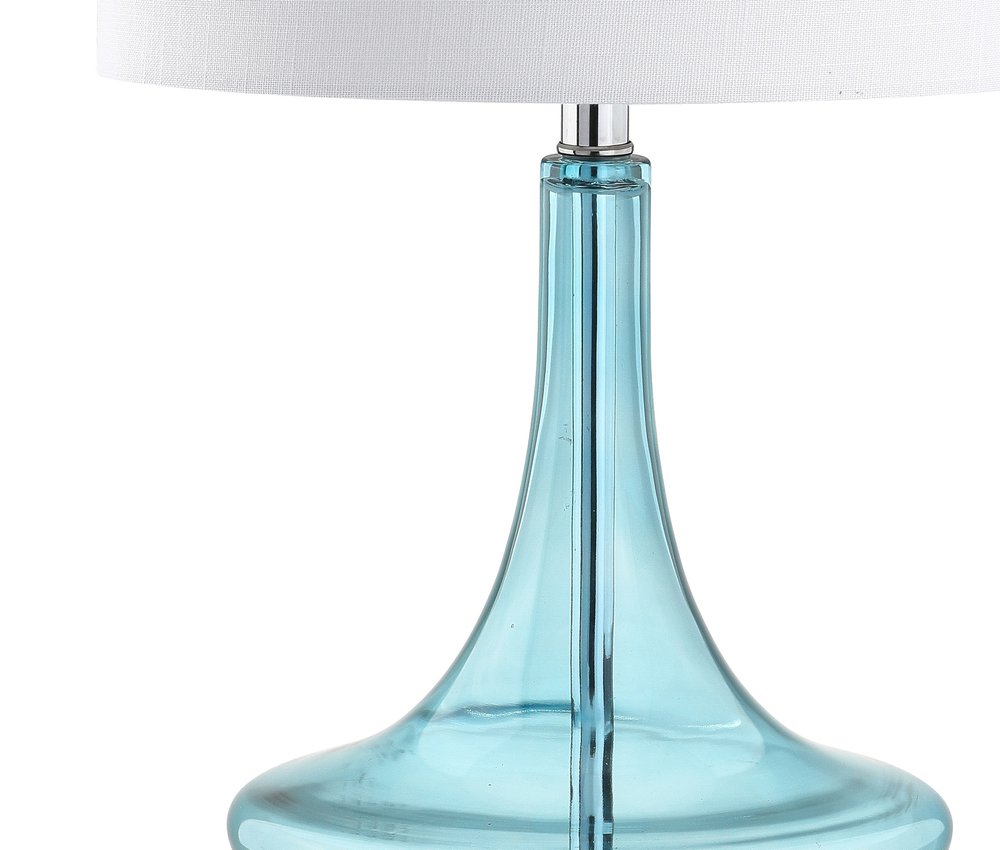Set of Two 26" Silver Novelty Table Lamps With Drum Shades — view 2