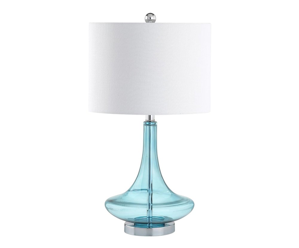 Set of Two 26" Silver Novelty Table Lamps With Drum Shades — view 6