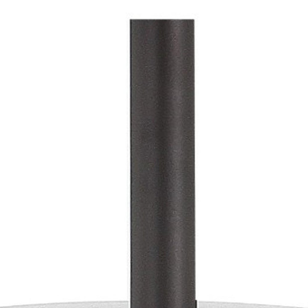 27" White Novelty Table Lamp With Globe Shade — view 3