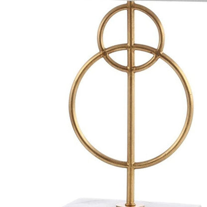26" White Novelty Table Lamp With Shade