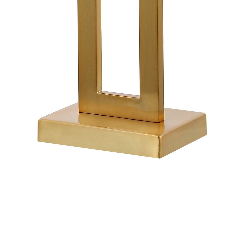 Set of Two 29" Gold Table Lamps With Shades — view 2