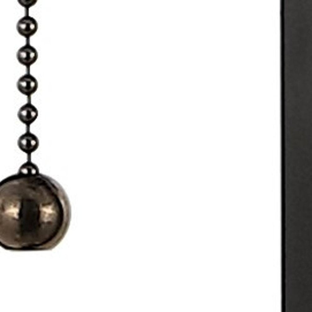 Set of Two 29" Black Table Lamps With Shades HomeRoots
