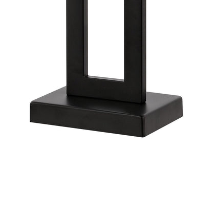Set of Two 29" Black Table Lamps With Shades HomeRoots