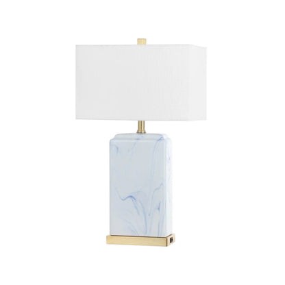 Set of Two 25" Gold Table Lamps With Shades