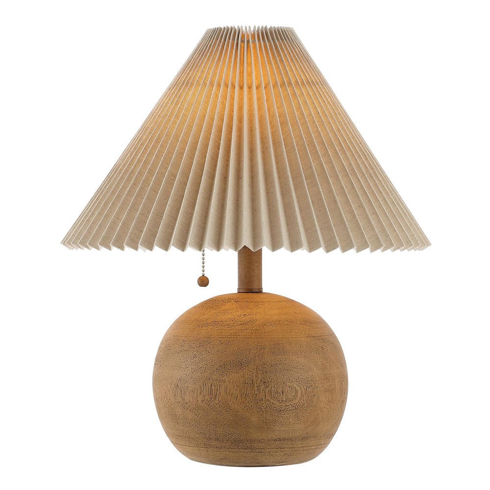 17" Clear Round Table Lamp With Empire Shade HomeRoots