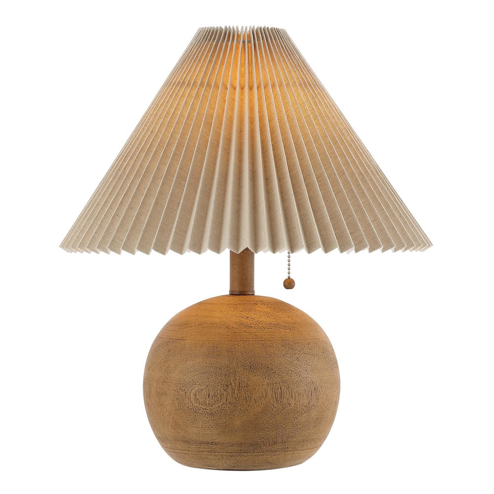 17" Clear Round Table Lamp With Empire Shade HomeRoots