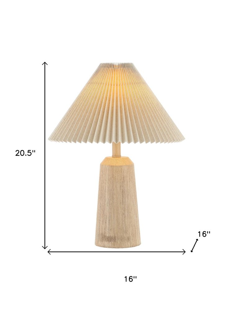 21" Beige Lighthouse Table Lamp With Empire Shade HomeRoots