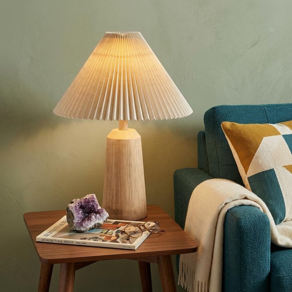 21" Beige Lighthouse Table Lamp With Empire Shade HomeRoots