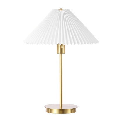 21" Gold Table Lamp With Empire Shade