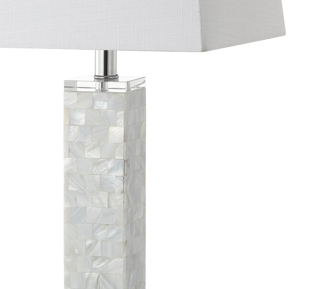 Set of Two 29" Clear Novelty Table Lamps With Shades — view 3