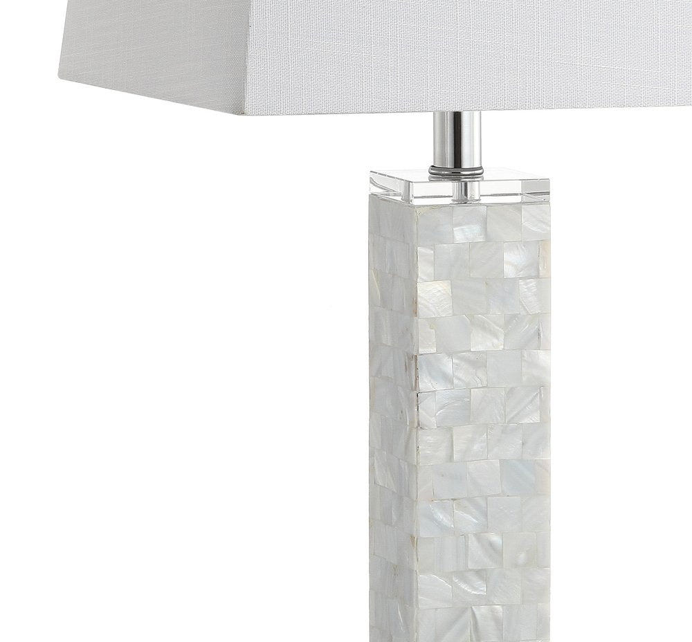 Set of Two 29" Clear Novelty Table Lamps With Shades — view 2