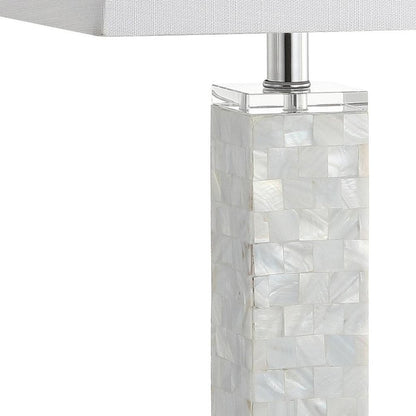 Set of Two 29" Clear Novelty Table Lamps With Shades