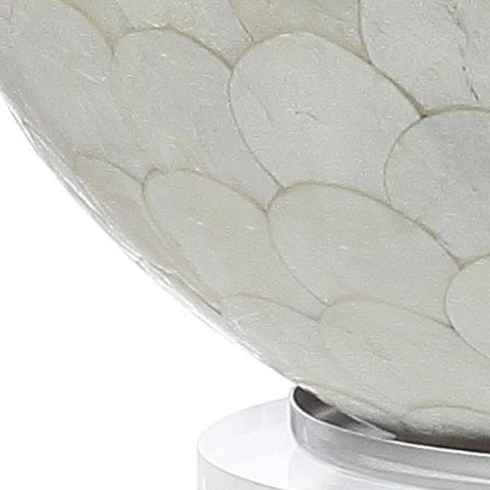 24" Clear Globe Lamp Base With Drum Shade — view 4