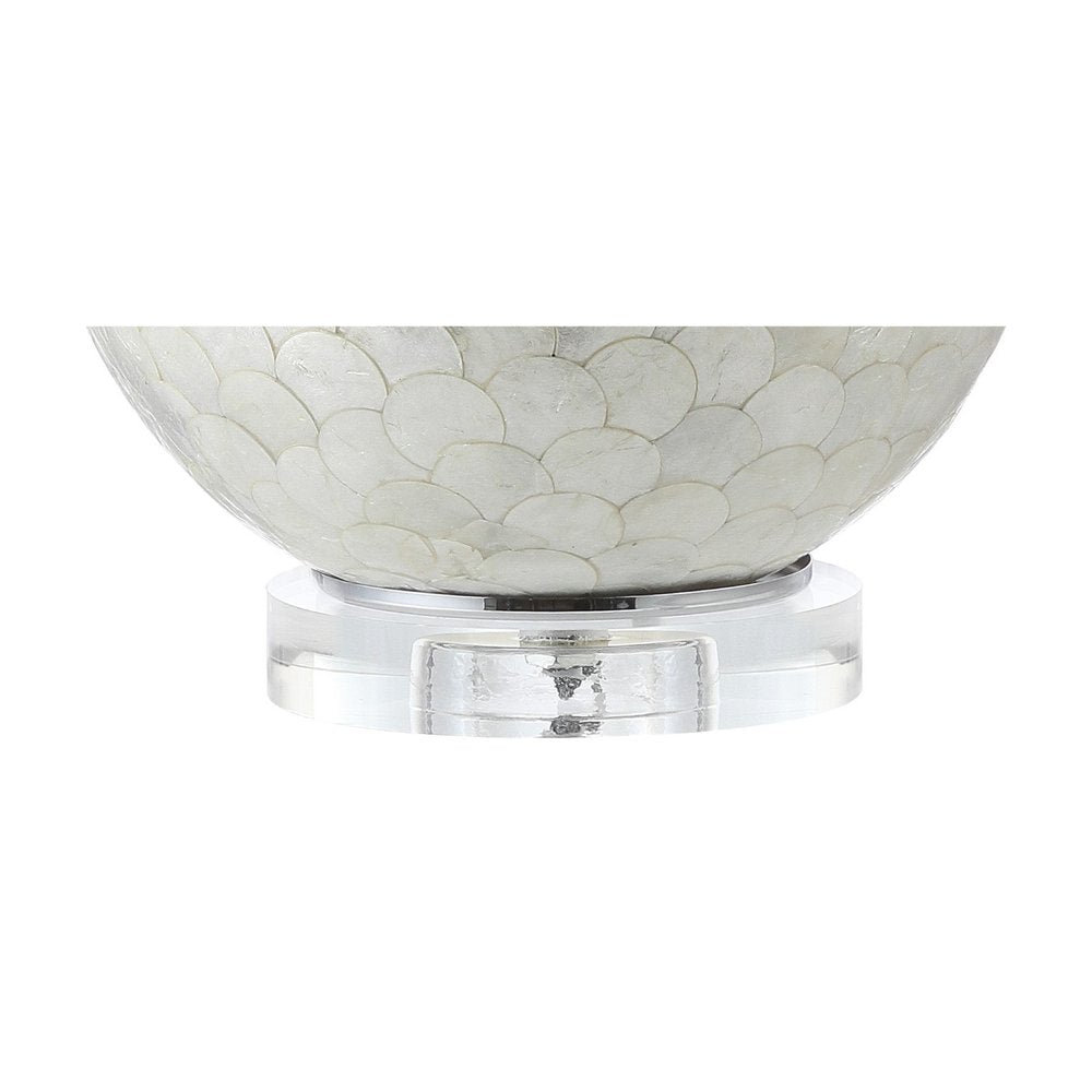 24" Clear Globe Lamp Base With Drum Shade — view 5
