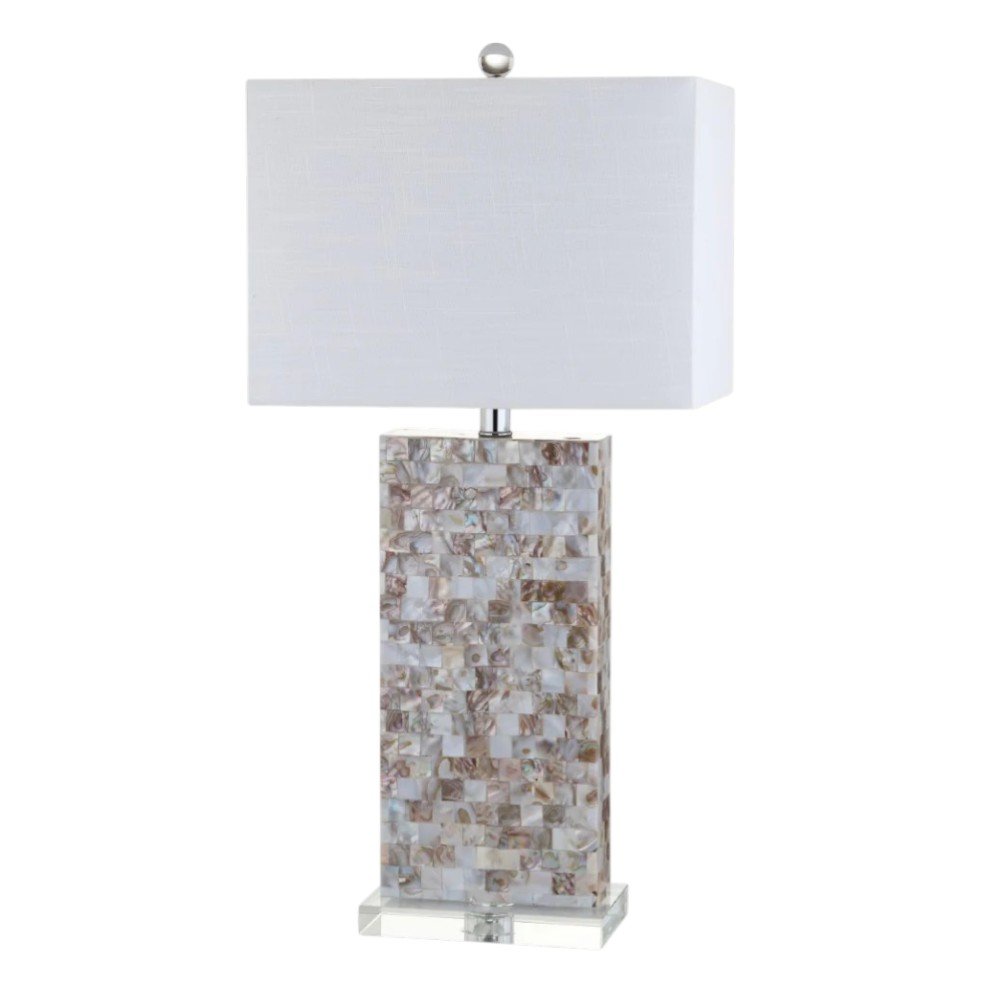 29" Clear Novelty Table Lamp With Shade HomeRoots