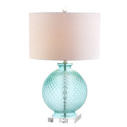26" Clear Novelty Table Lamp With Drum Shade HomeRoots